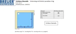 1605011 Sichtbare Glasmaße