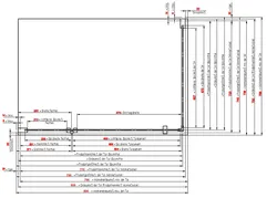0864002 Standard Kundenmaß 750mm_Montage auf Duschwanne