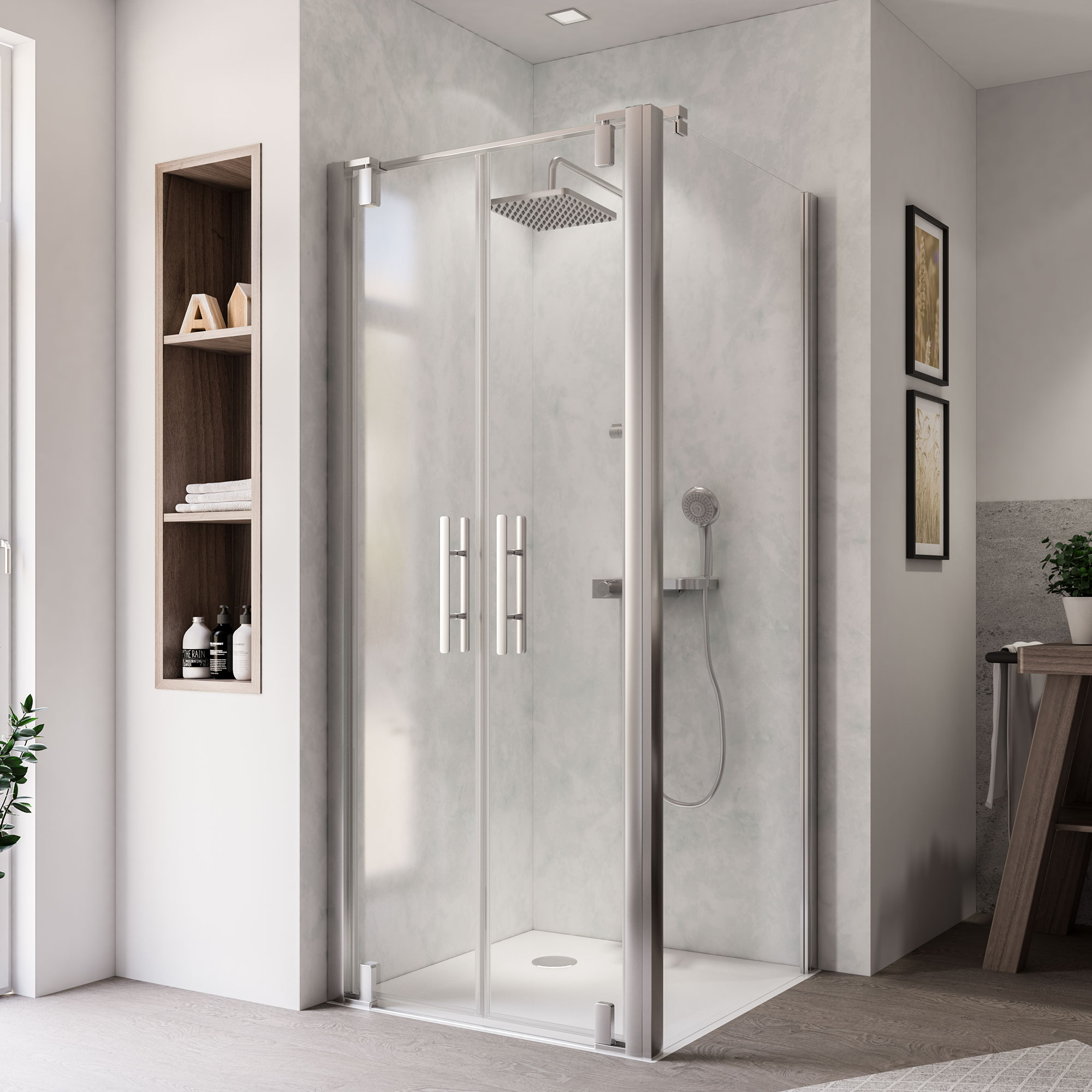Europa Design Seitenwand rechts für Pendeltür