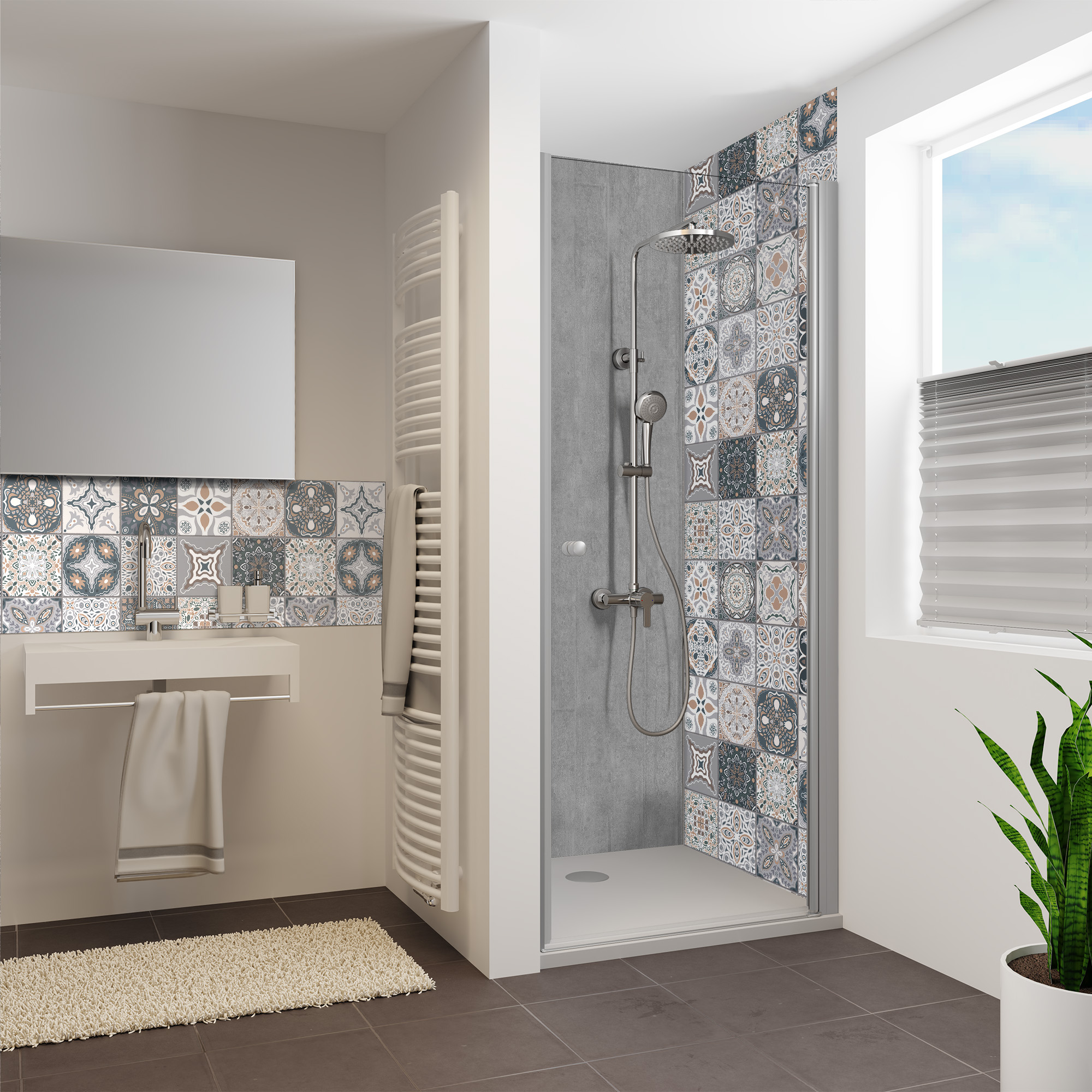 Rückwand, Fliese Mediterran