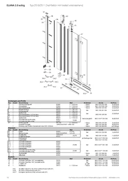Drehfalttür 2-tlg. an Nebenteil als Walk In 12.01.2026
