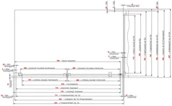 2406003 Standard Kundenmaß 800mm_Montage auf Duschwanne