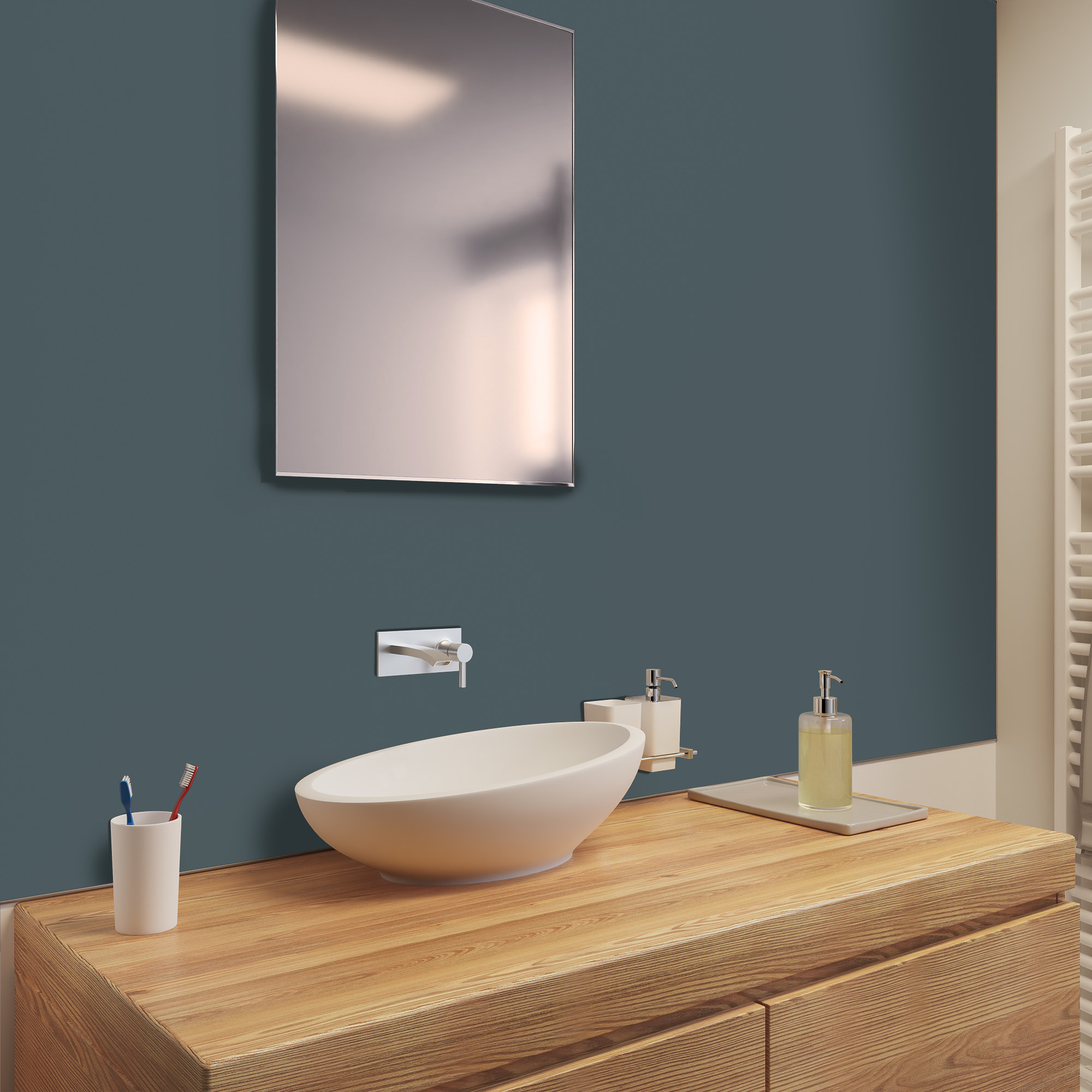 Rückwand, Anthrazit