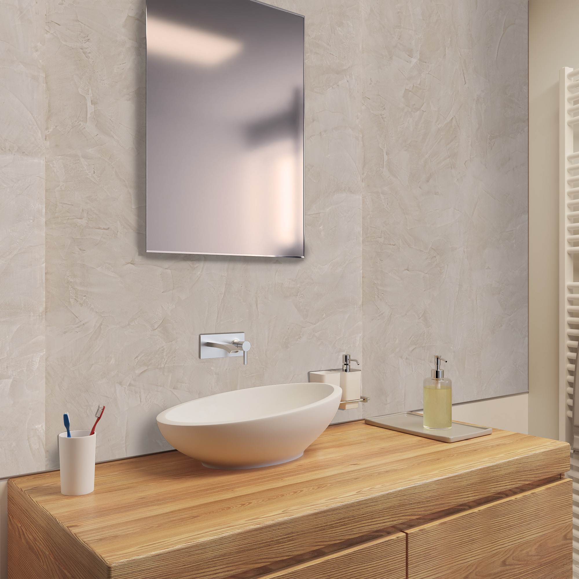 Putz-Dekor Putz-Optik Spachteltechnik