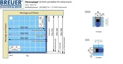 Fliesenspiegel - Artikel 2413003 + 2512003