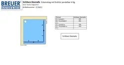 Sichtbare Glasmaße - Artikel 2176011