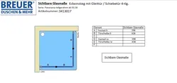 Sichtbare Glasmaße -  Artikel 3413017