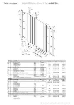 2583 Drehtür pendelbar an Nebenteil in Nische 20.04.2026