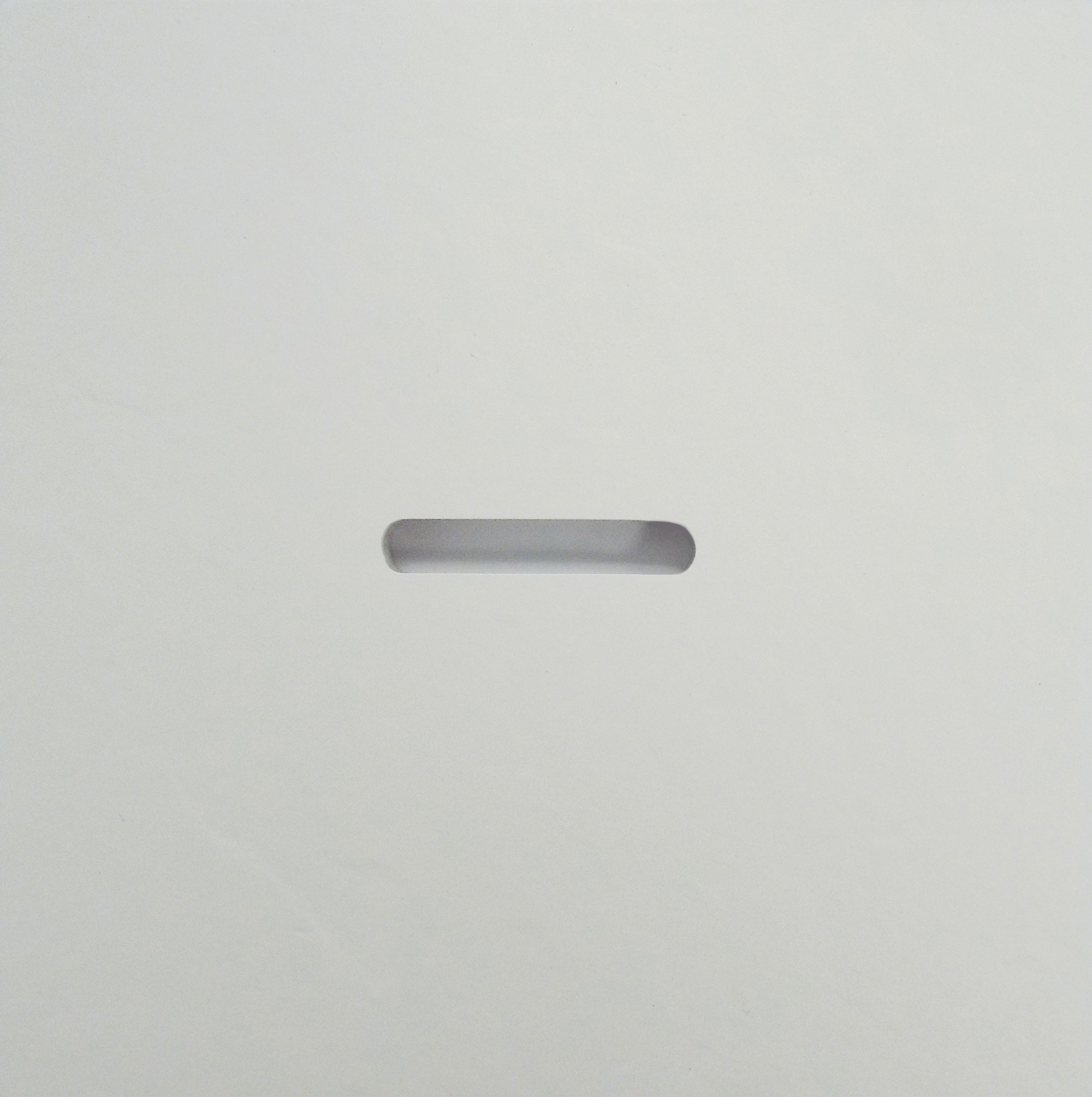 Deckel mit Schlitz (Ersatzteil) für Siphon der Steinoptik-Wannen, weiss