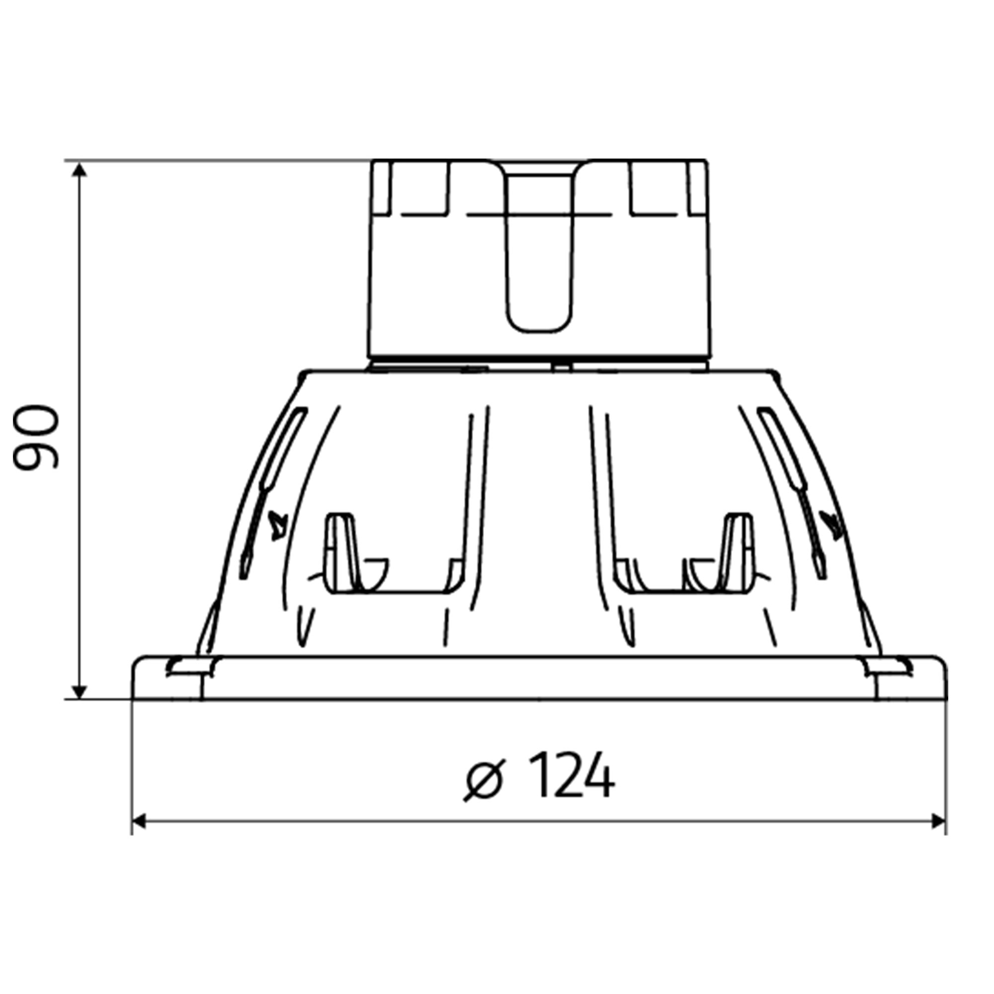 Malaga und Granada Duschwannenfuß Skizze
