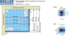 Fliesenspiegel - Artikel 2414002 + 2421002