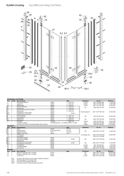 Eckeinstieg mit Drehfalttür 4-tlg. 05.12.2025