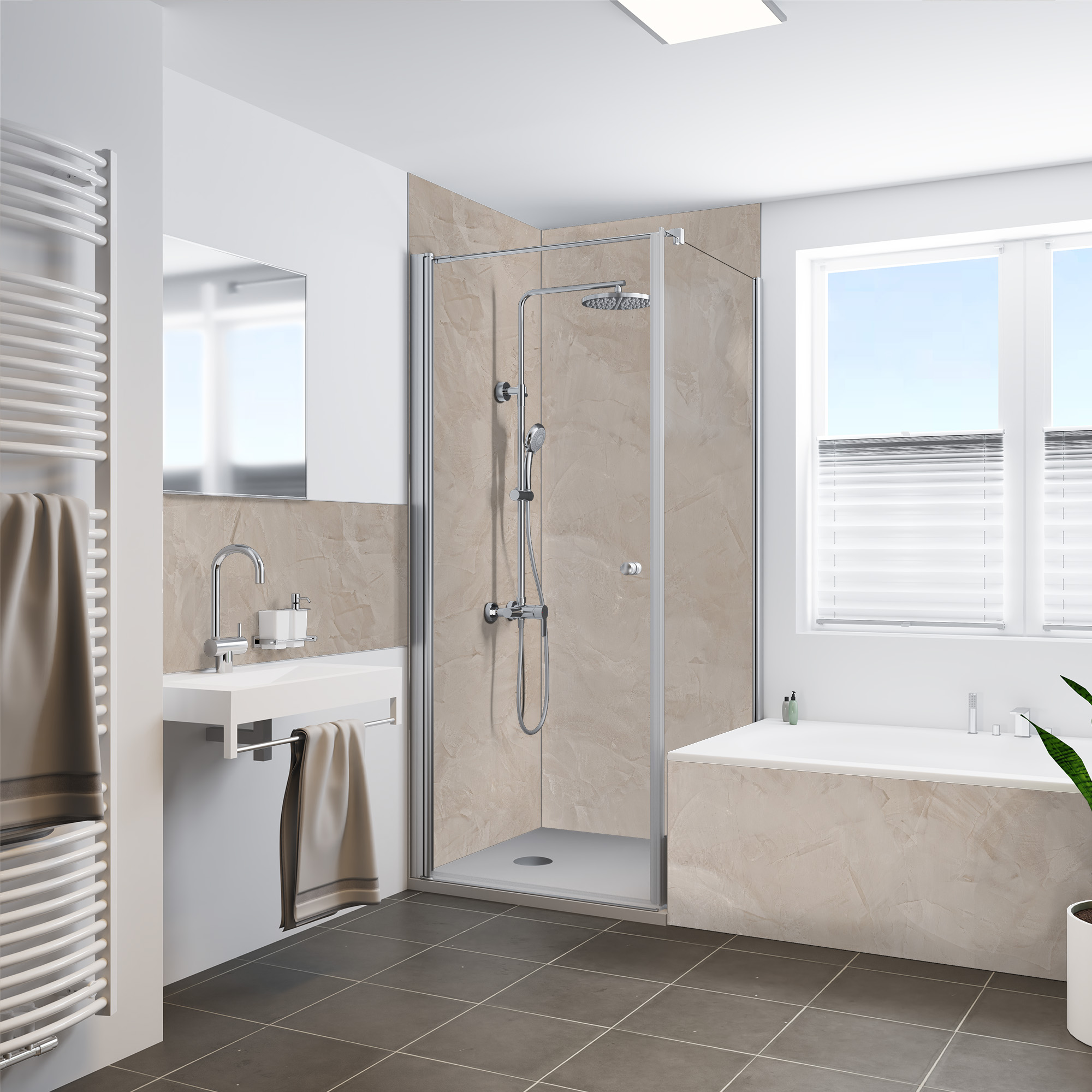 Putz-Dekor Putz-Optik Spachteltechnik