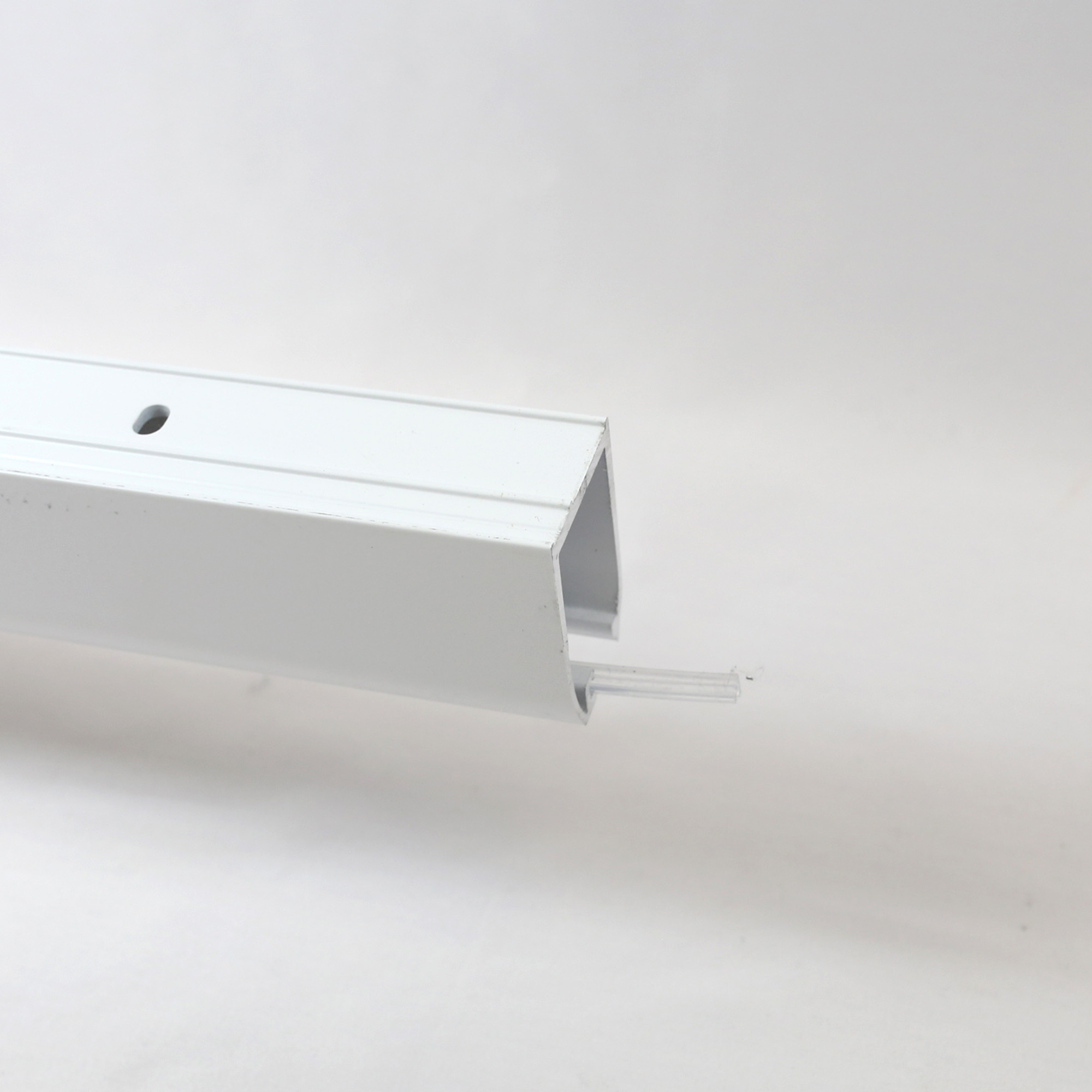 Wandanschlussprofil - Rund weiß