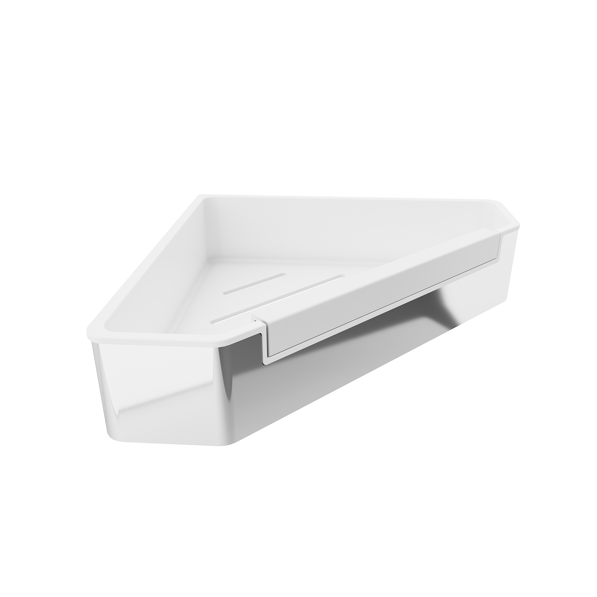 Duschkorb Fünfeck schräg