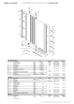 2583 Drehtür pendelbar an Nebenteil in Nische 20.04.2026