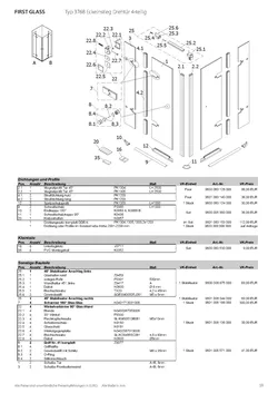 Eckeinstieg mit Drehtür pendelbar 4-tlg. 11.11.2025
