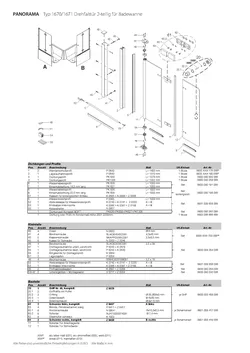 1670 Badewannenfaltwand 2-tlg. 01.07.2025