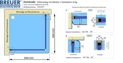 Montage auf Duschwanne - Artikel 3413017