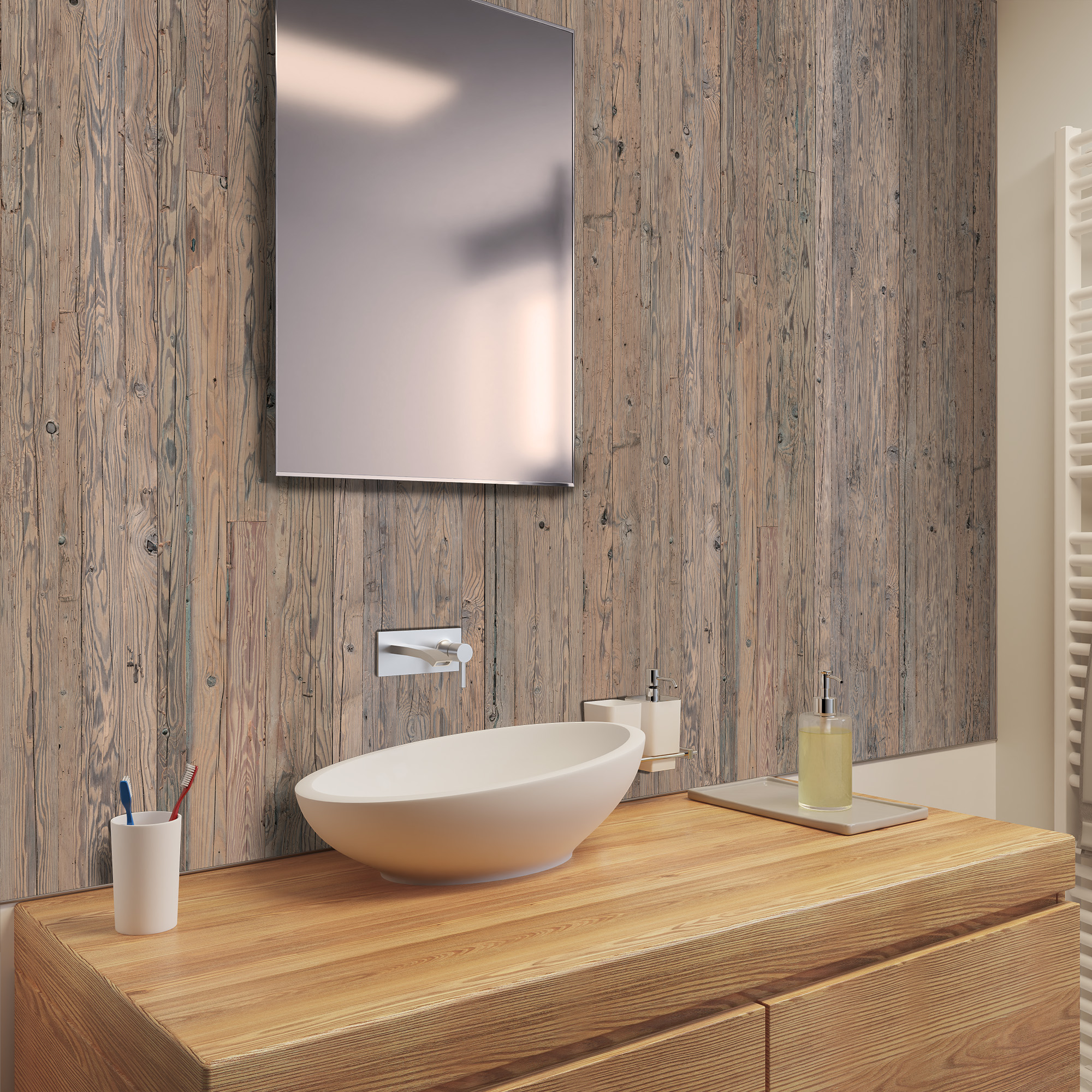 Rückwand, Altholz Nordsee