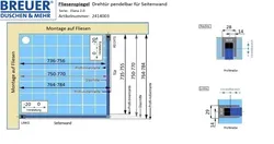 Fliesenspiegel - Artikel 2414003 + 2421003