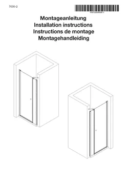 2585 Drehtür pendelbar mit Seitennebenteil in Nische 23.10.2025