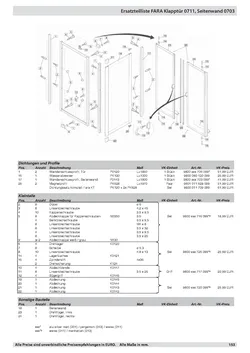 Seitenwand für Drehtür 01.07.2025
