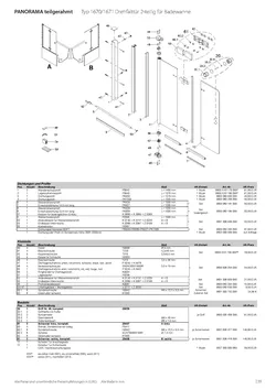 1671 Badewannenfaltwand 2-tlg. 28.10.2025