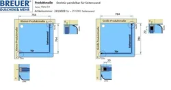 Produktmaße - Artikel 2413003 + 2512003