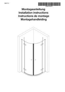 3394 Runddusche mit Drehtür 4-tlg. 11.11.2025
