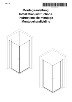 Eckeinstieg mit Drehtür pendelbar 3-tlg. 23.10.2025