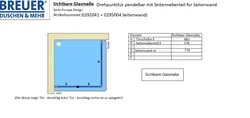 Sichtbare Glasmaße - Artikel 0295004 + 0292041