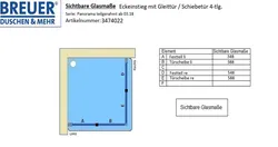 Sichtbare Glasmaße - Artikel 3474022