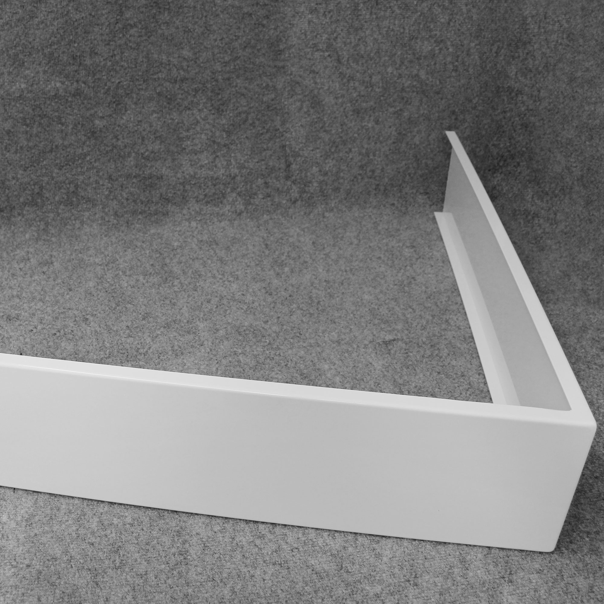 Aluminiumschürze für Quadrat-Mineralgusswannen Typ 1884 und Typ 1880