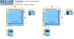 Produktmaße - Artikel 2474003 + 2464003
