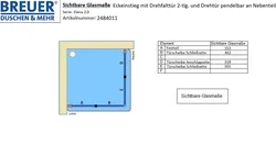 2484011 Sichtbare Glasmaße