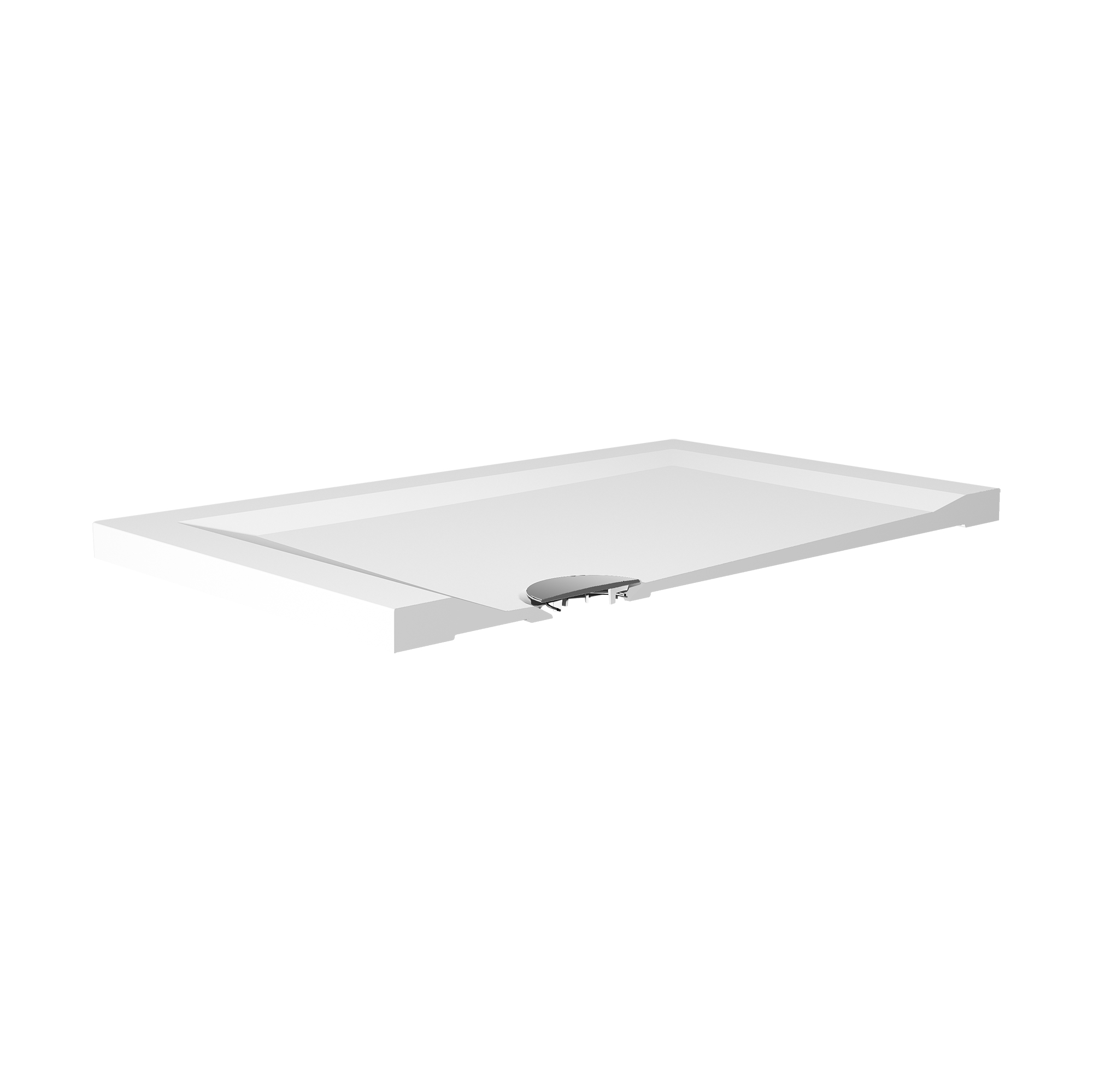 Flat Line Design Rechteckwanne, Querschnitt diagonal